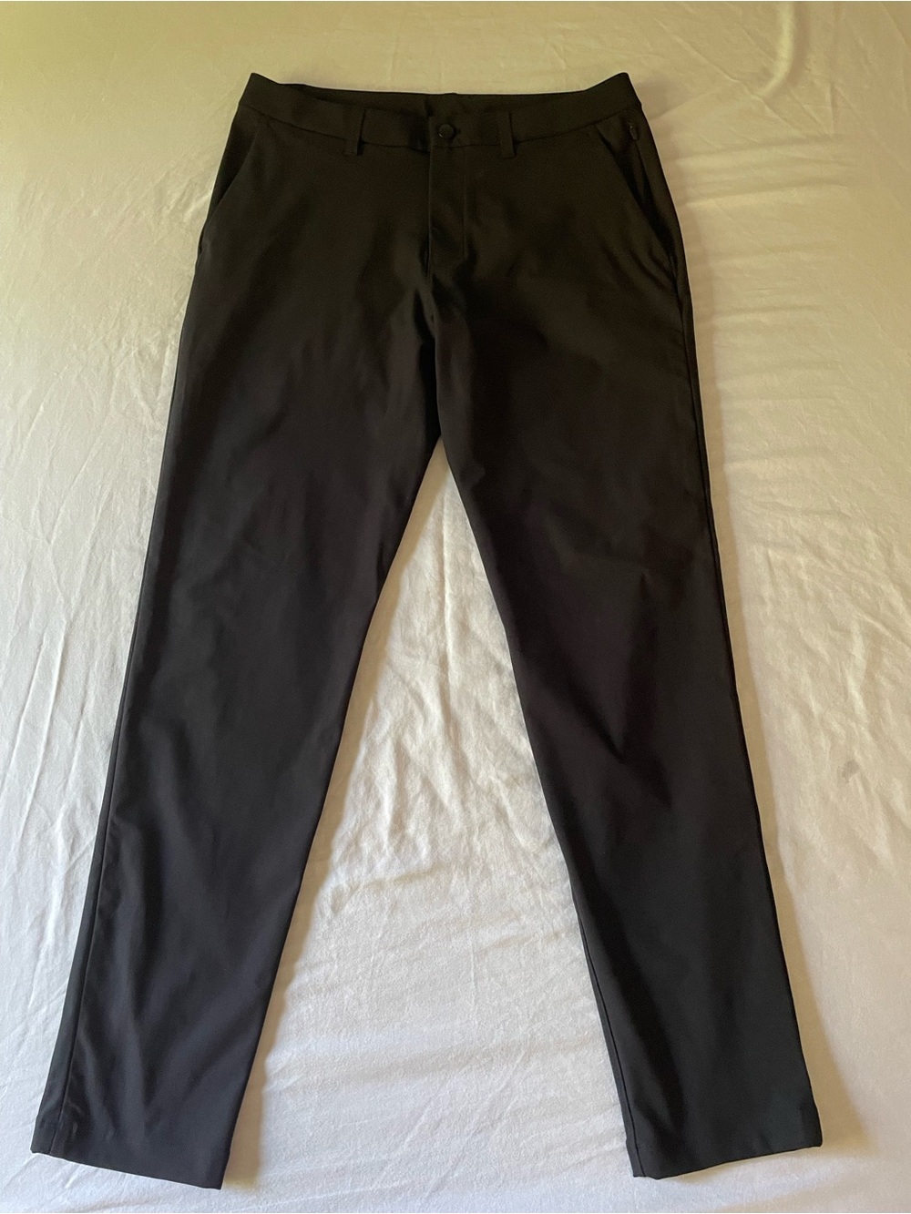 Lululemon ABC Slim-Fit Trouser 32L Black Warpstreme